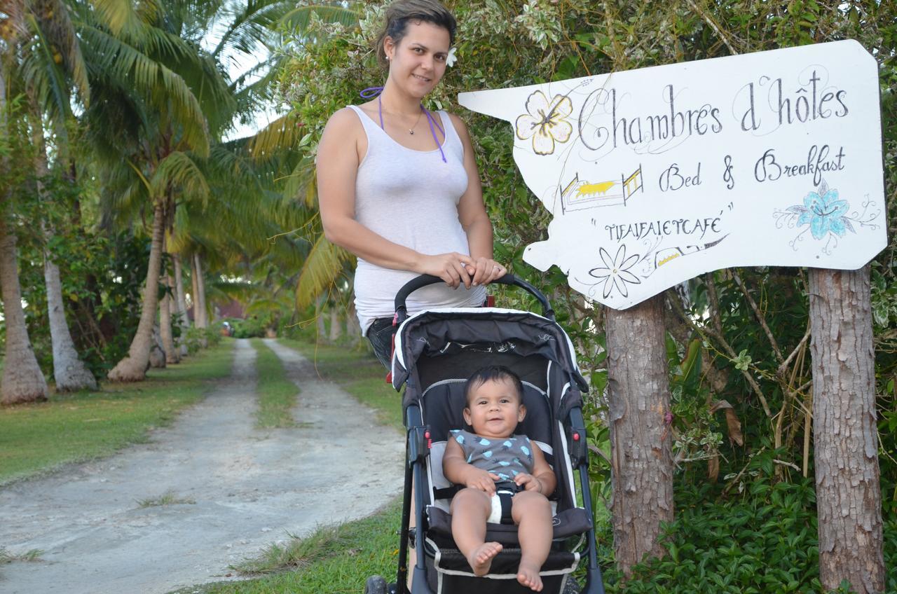 Tifaifai Et Cafe Huahine Bed & Breakfast Fare Dış mekan fotoğraf